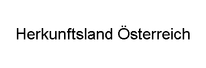Herkunftsland �sterreich